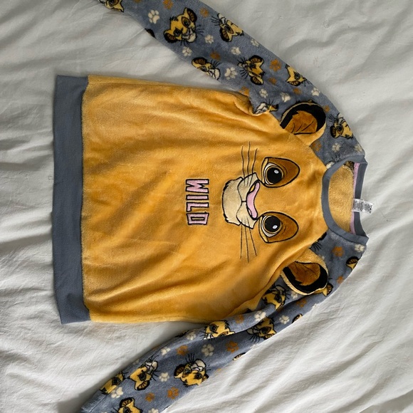 Disney Simba Wild Sweatshirt - Yellow and Gray - Picture 2 of 5